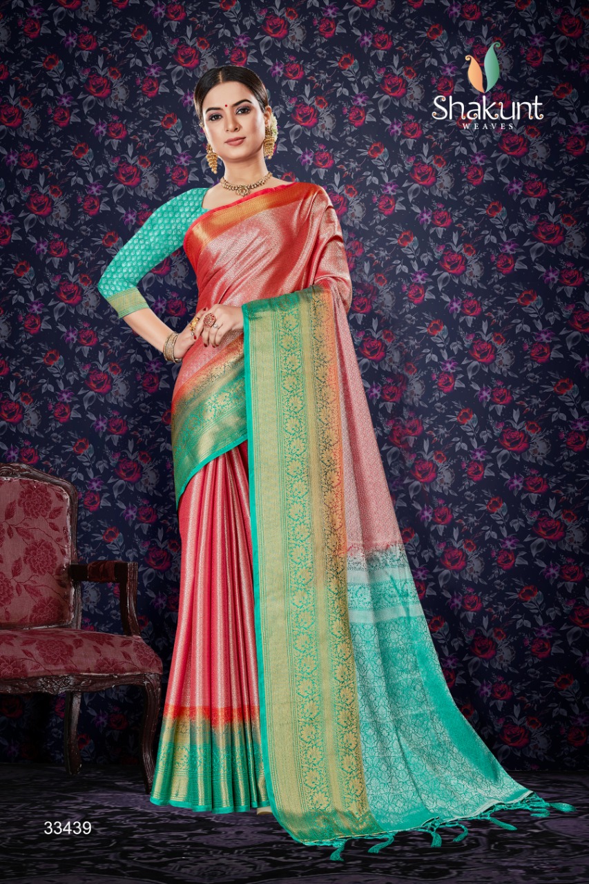 shakunt weaves sks Pure 2120 art silk attractive look saree catalog