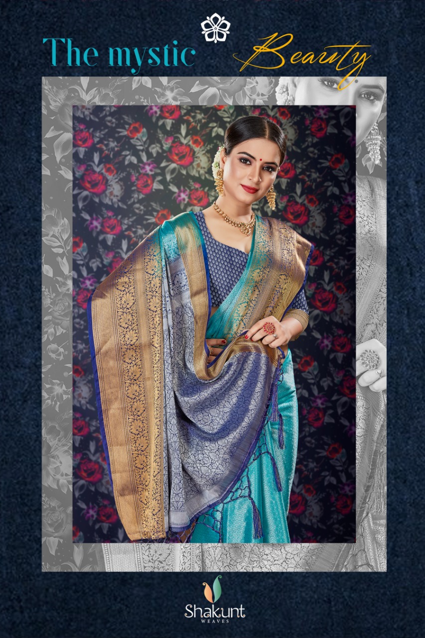 shakunt weaves sks Pure 2120 art silk attractive look saree catalog