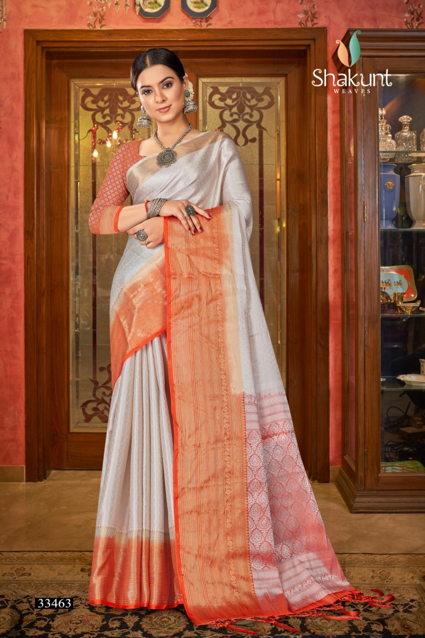 shakunt weaves sks Pure 2123 art silk elegant  saree catalog