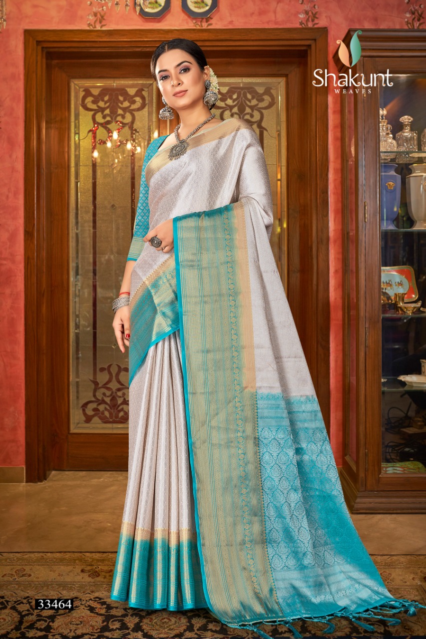 shakunt weaves sks Pure 2123 art silk elegant  saree catalog