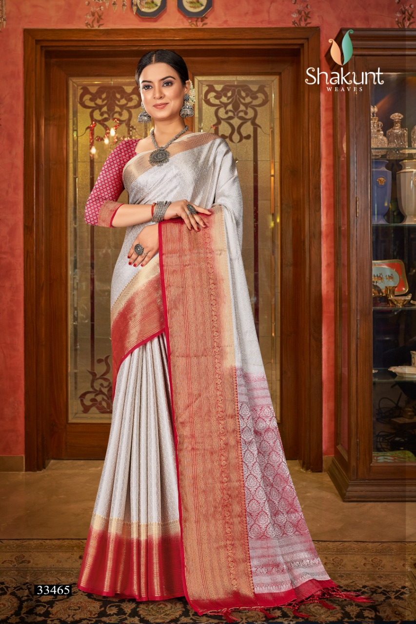 shakunt weaves sks Pure 2123 art silk elegant  saree catalog