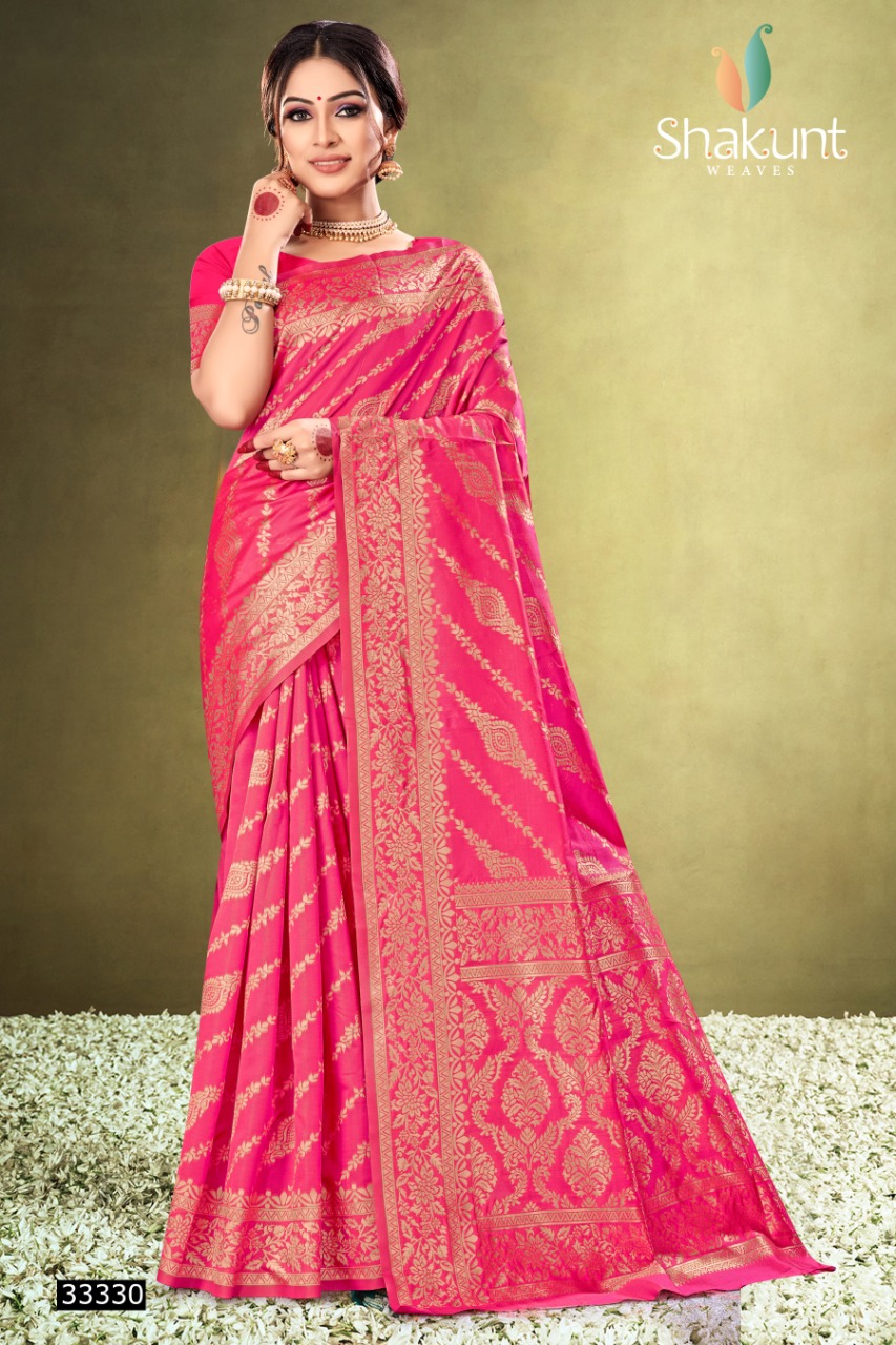 shakunt weaves tejasya silk gorgeous look saree catalog