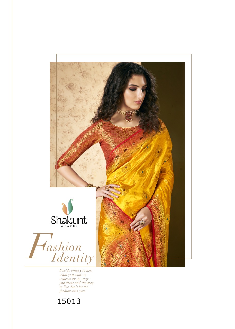 shakunt weaves vairagi silk festive look saree catalog