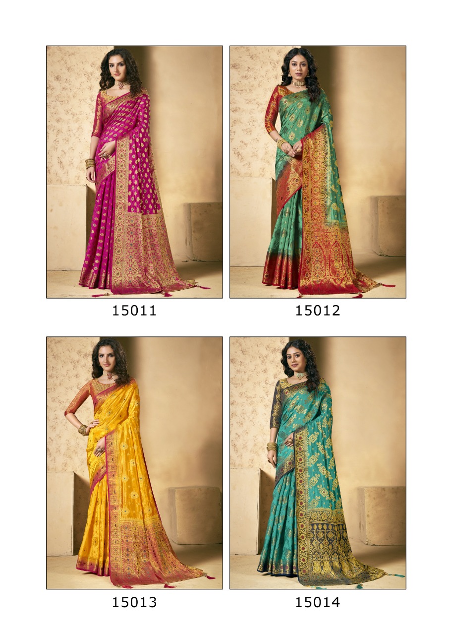 shakunt weaves vairagi silk festive look saree catalog