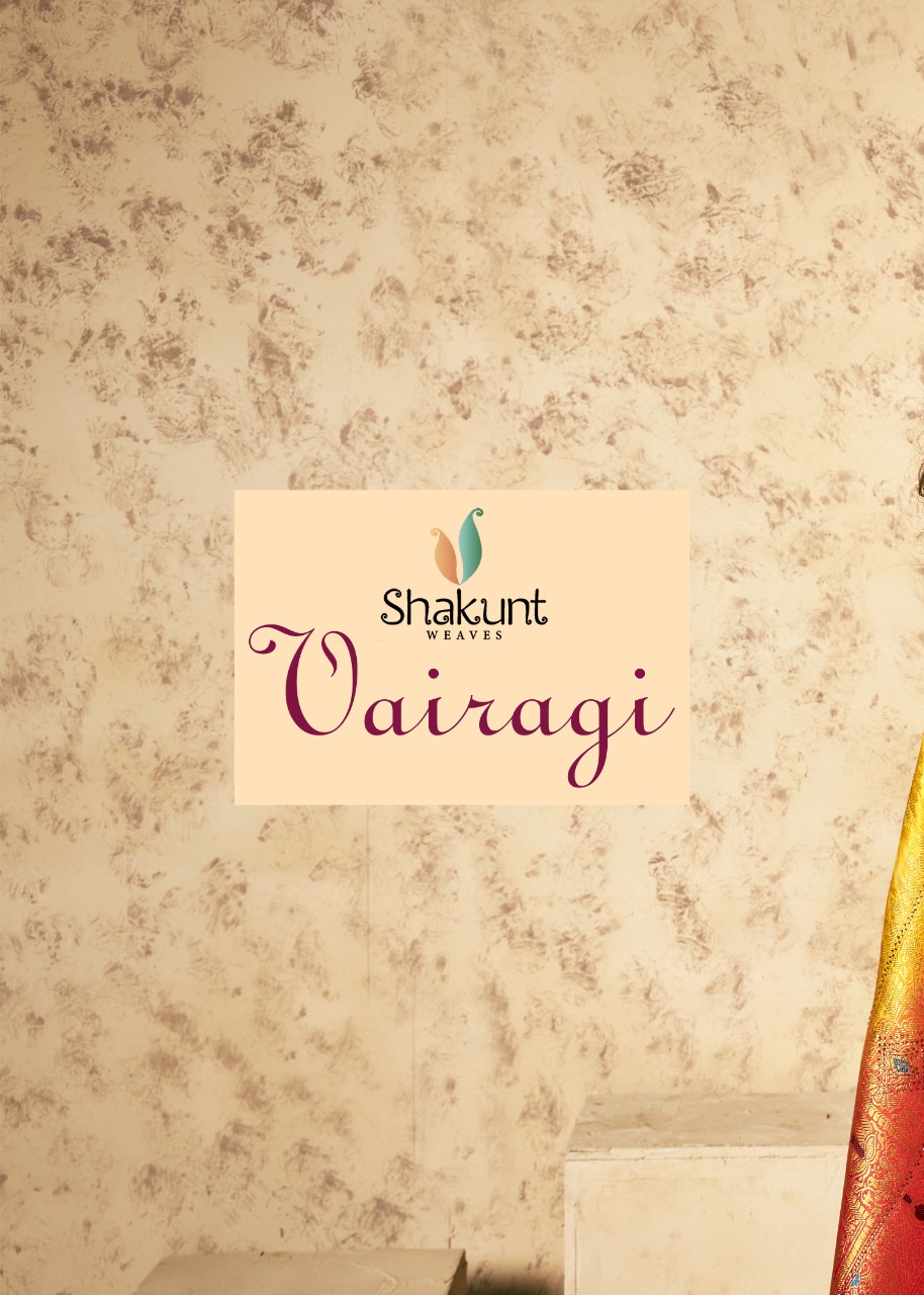 shakunt weaves vairagi silk festive look saree catalog