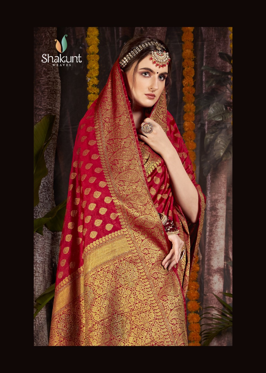 shakunt weaves vinamrata silk classic look saree catalog