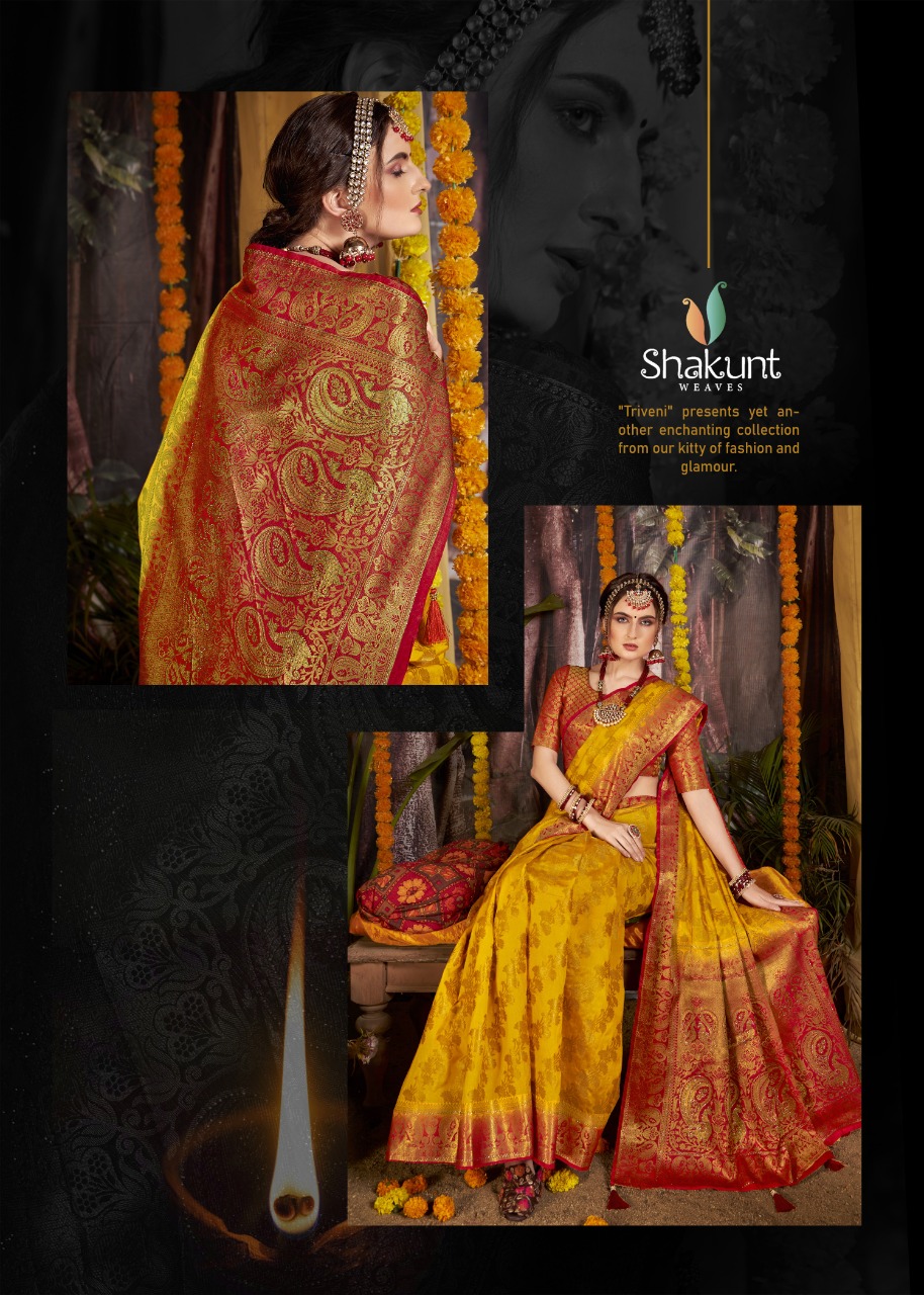 shakunt weaves vinamrata silk classic look saree catalog