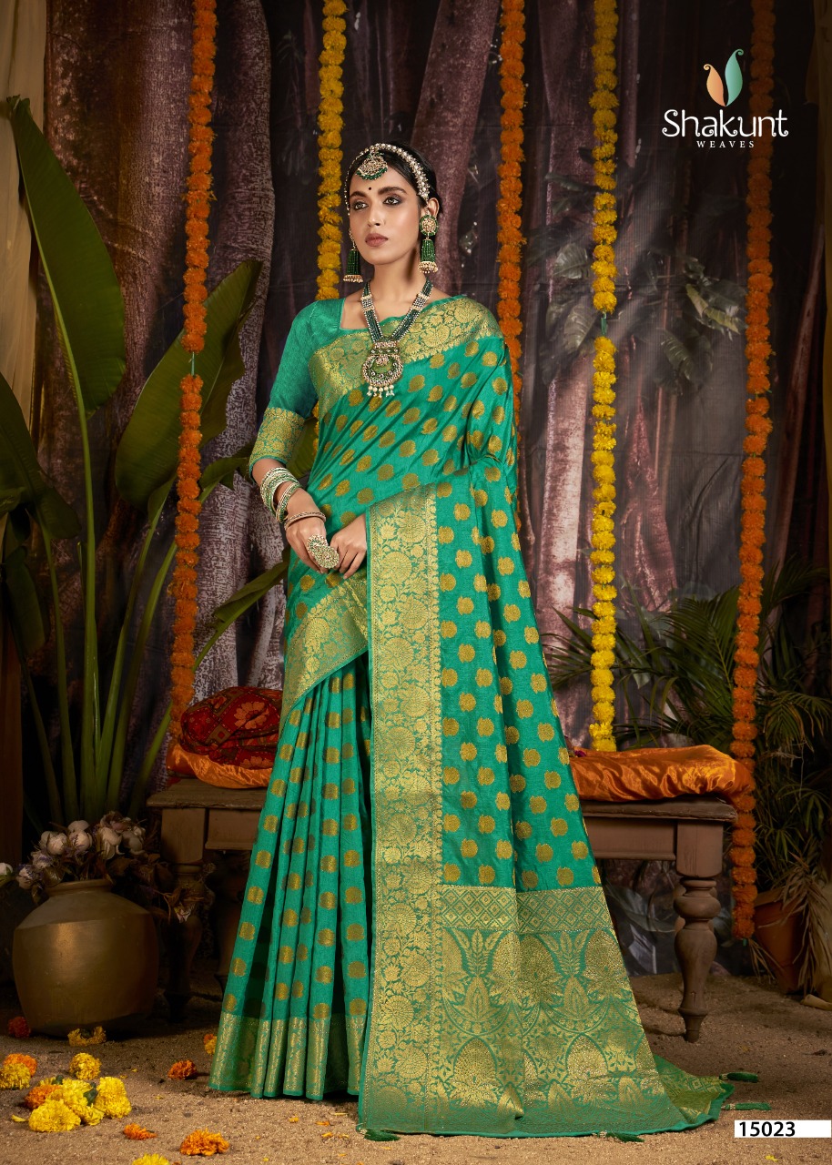 shakunt weaves vinamrata silk classic look saree catalog