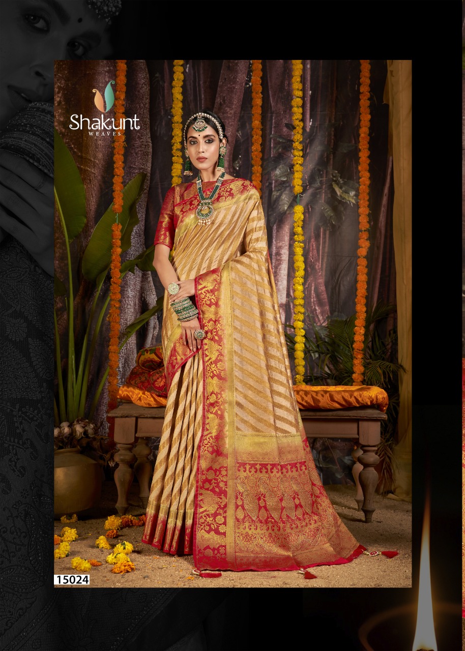 shakunt weaves vinamrata silk classic look saree catalog