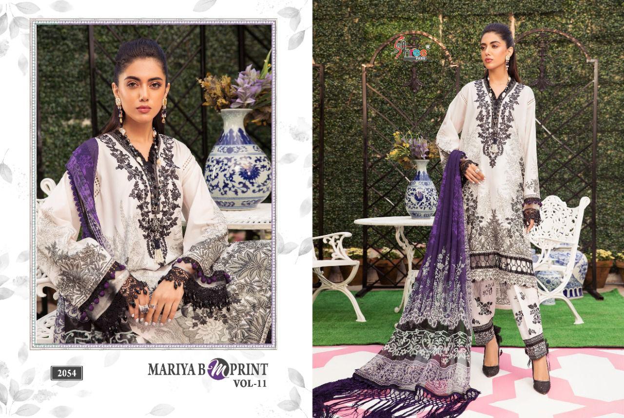 shree fab mariab m print vol 11 cotton astonishing salwar suit with cotton dupatta catalog