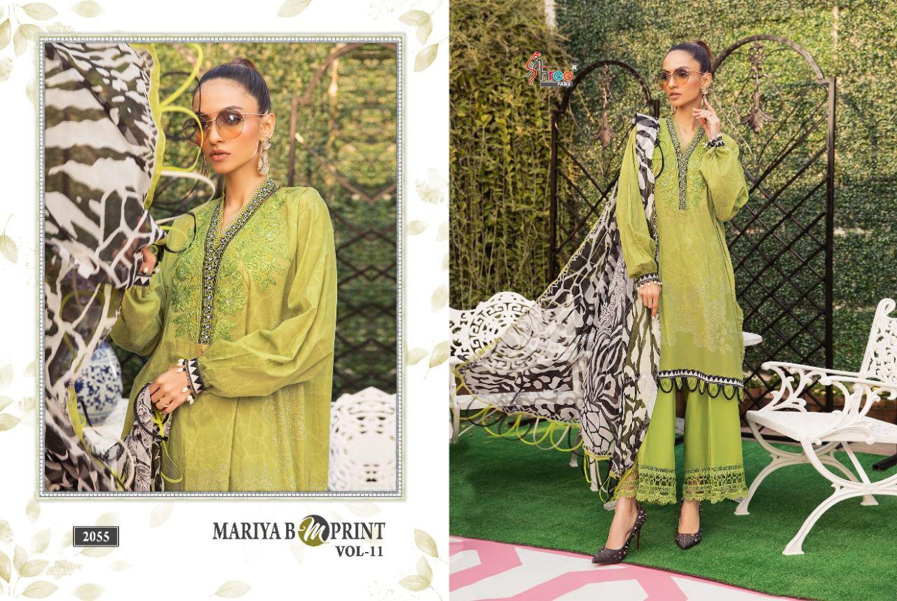 shree fab mariab m print vol 11 cotton astonishing salwar suit with cotton dupatta catalog