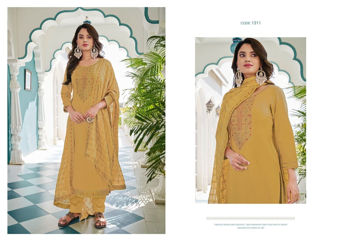 triple aaa kara vol 4 silk elegant salwar suit catalog