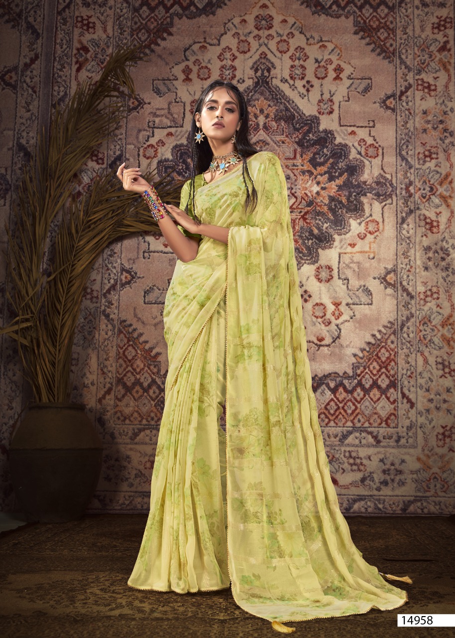 vallabhi print gehraiyaan georgette attractive look saree catalog