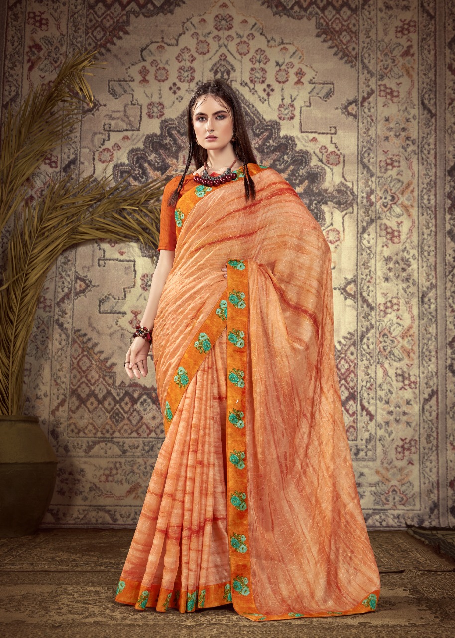 vallabhi print juliana vol 2 chiffon astonishing saree catalog