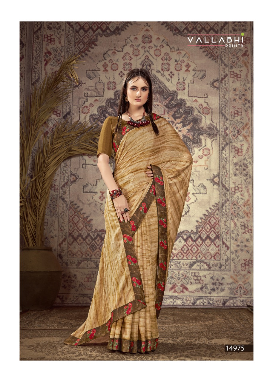 vallabhi print juliana vol 2 chiffon astonishing saree catalog