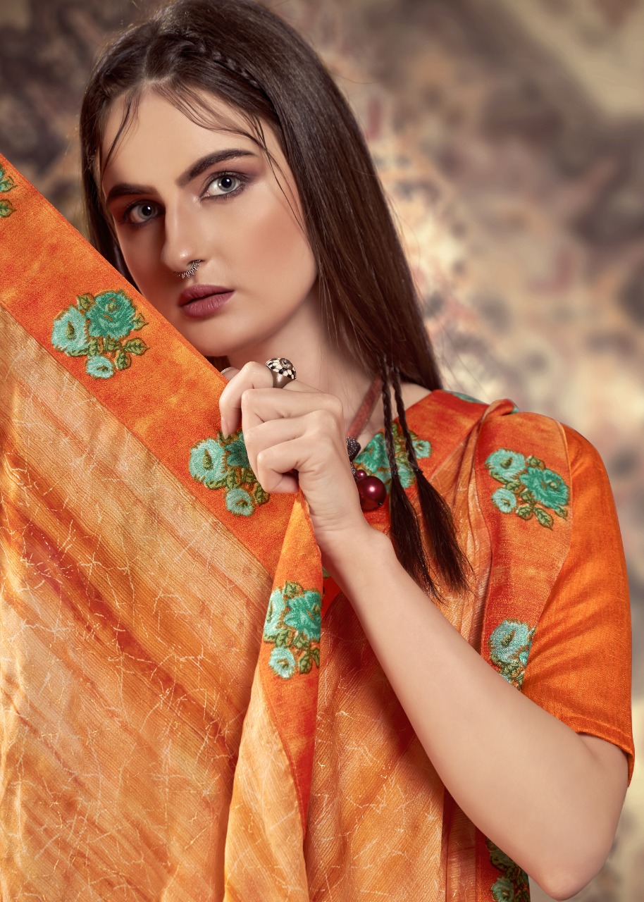 vallabhi print juliana vol 2 chiffon astonishing saree catalog