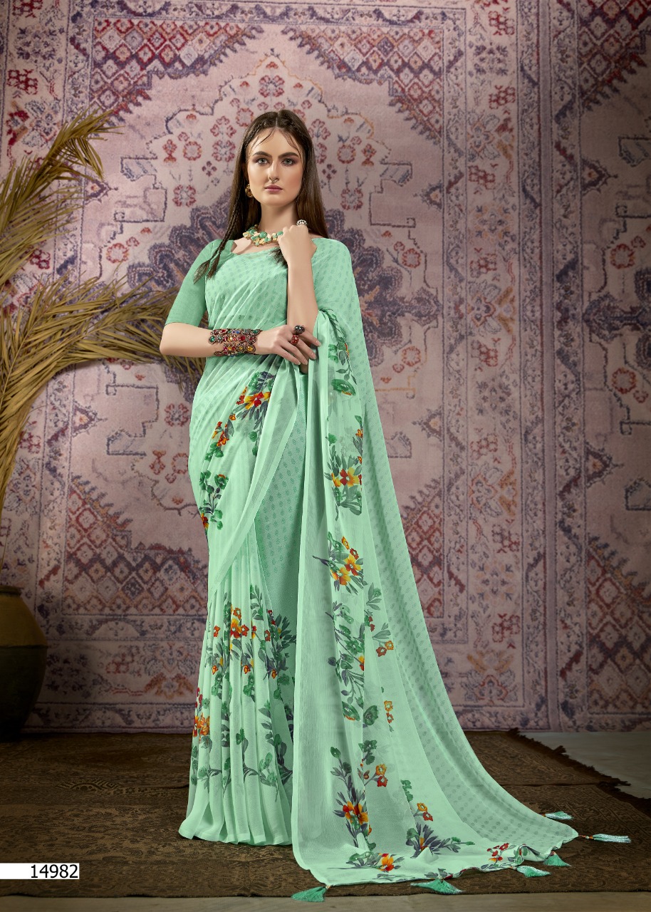 vallabhi print mango vol 2 chiffon exclusive print saree catalog