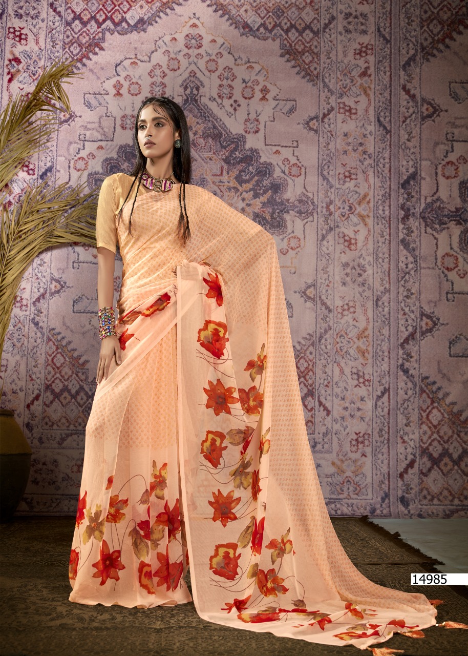 vallabhi print mango vol 2 chiffon exclusive print saree catalog