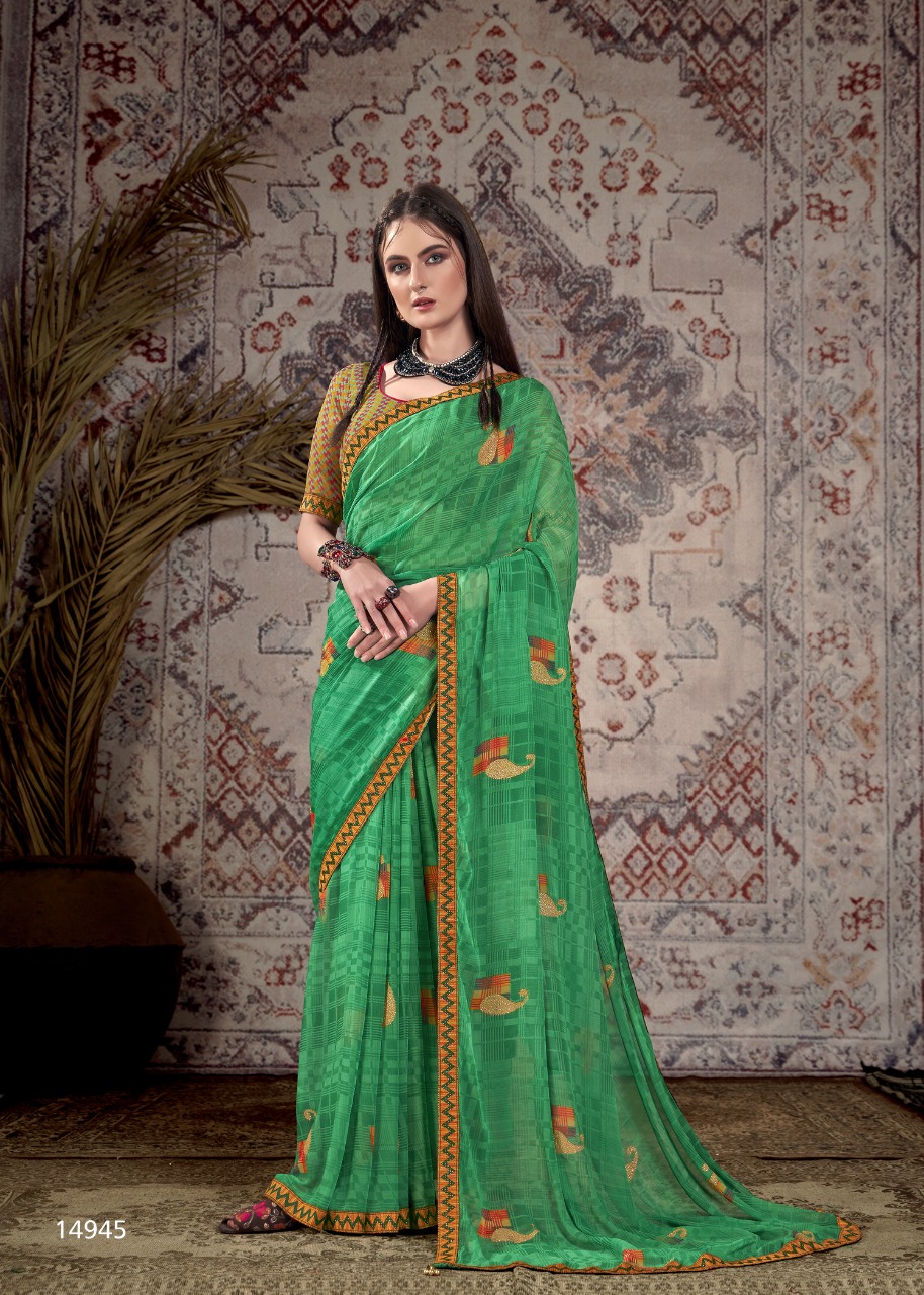 Vallabhi print suhali weightless regal look saree catalog