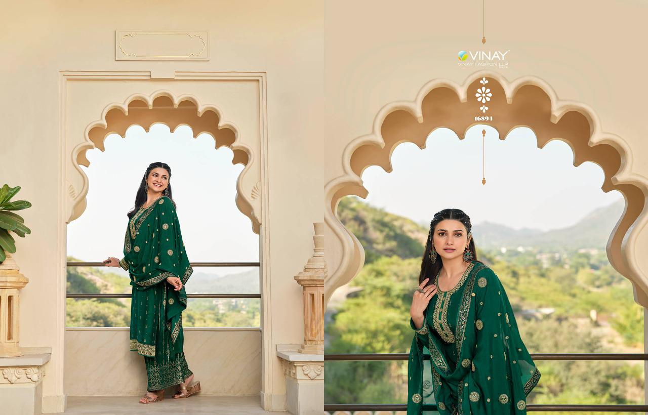 vinay fashion kaseesh glazze dola festive look salwar suit catalog