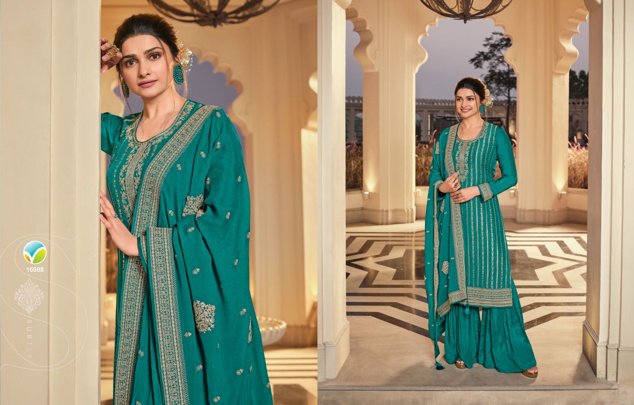 vinay fashion kaseesh guzarish dola jacquard gorgeous look salwar suit catalog