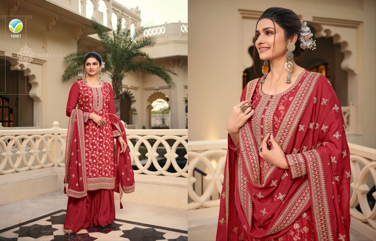 vinay fashion kaseesh guzarish dola jacquard gorgeous look salwar suit catalog