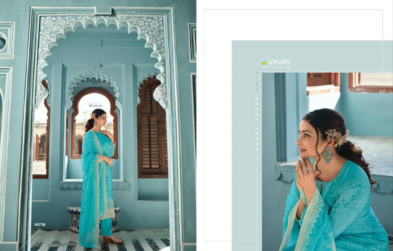 vinay fashion silkina Royal Crepe 37 Royal Crepe catchy look salwar suit catalog