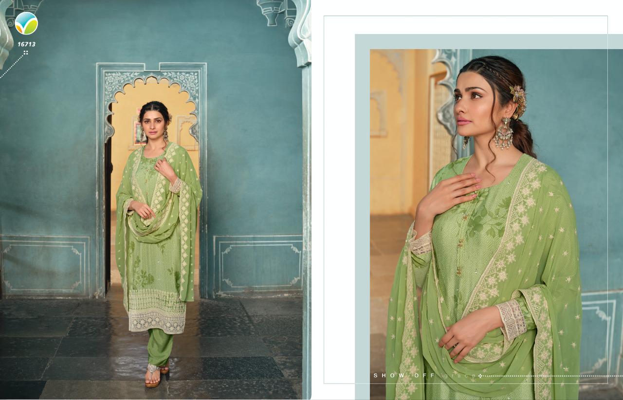 vinay fashion silkina Royal Crepe 37 Royal Crepe catchy look salwar suit catalog