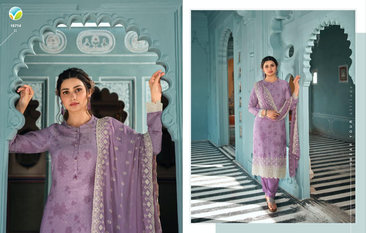 vinay fashion silkina Royal Crepe 37 Royal Crepe catchy look salwar suit catalog