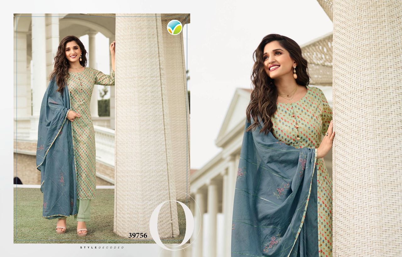 vinay fashion tumbaa muskaan cotton classic trendy look top with bottom and dupatta catalog