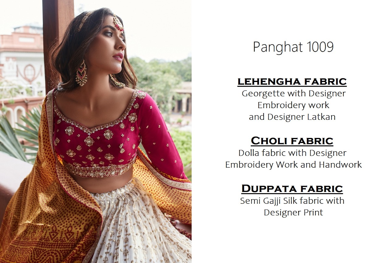 virasat panghat vol 3 d no 1009 fancy fastive look lehngha choli Single