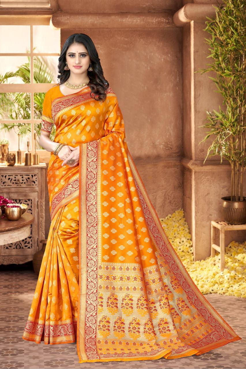 vivera international aarya silk regal look saree catalog