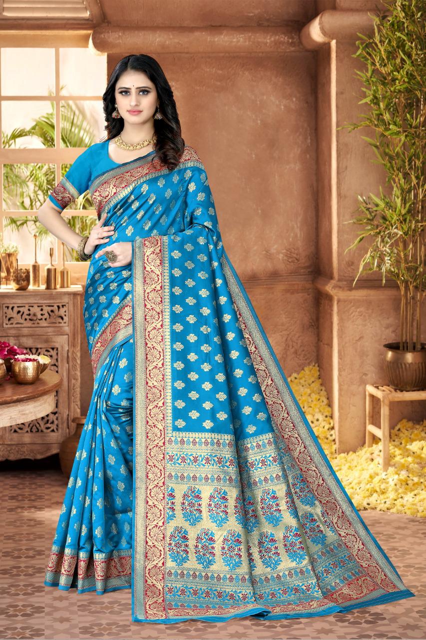 vivera international aarya silk regal look saree catalog