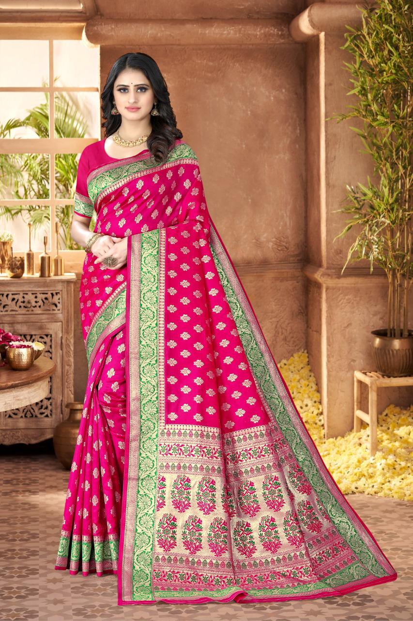 vivera international aarya silk regal look saree catalog