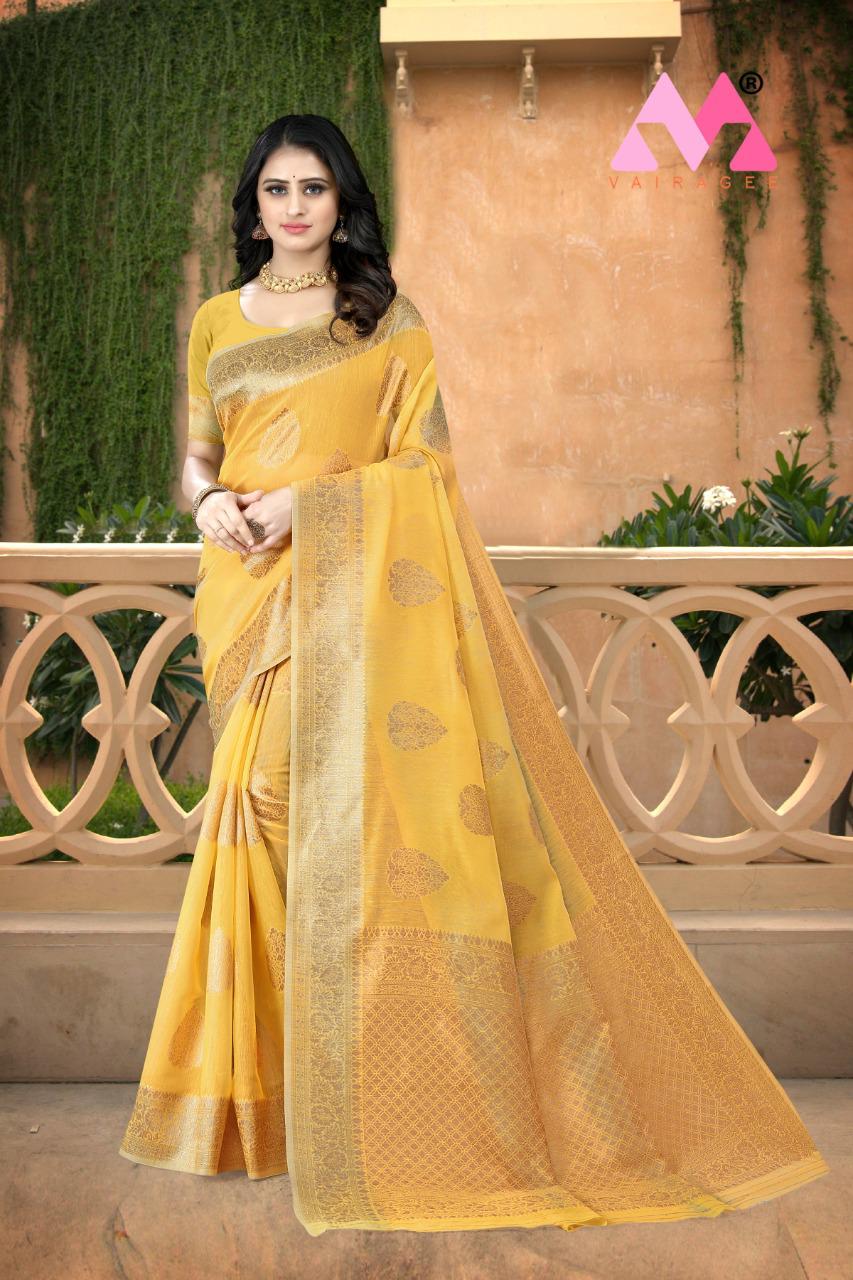 vivera international Princess 4 Chanderi Cotton elegant saree catalog