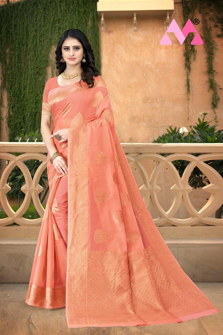 vivera international Princess 4 Chanderi Cotton elegant saree catalog