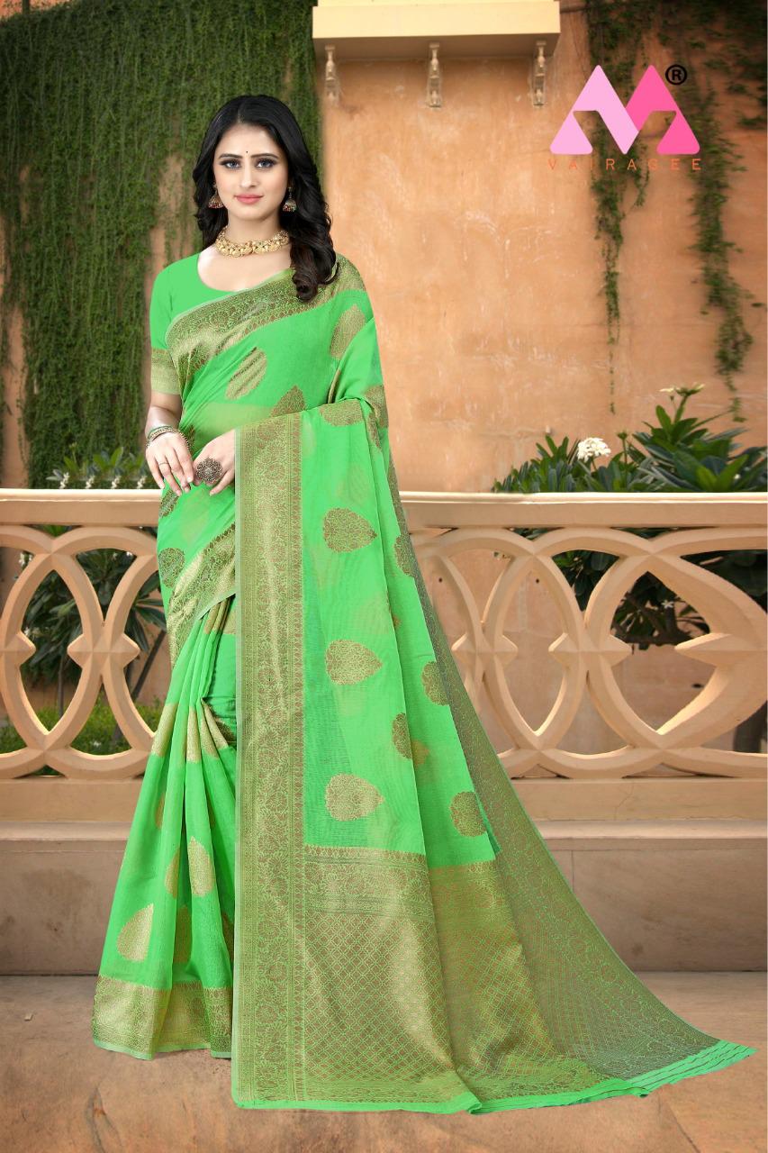 vivera international Princess 4 Chanderi Cotton elegant saree catalog