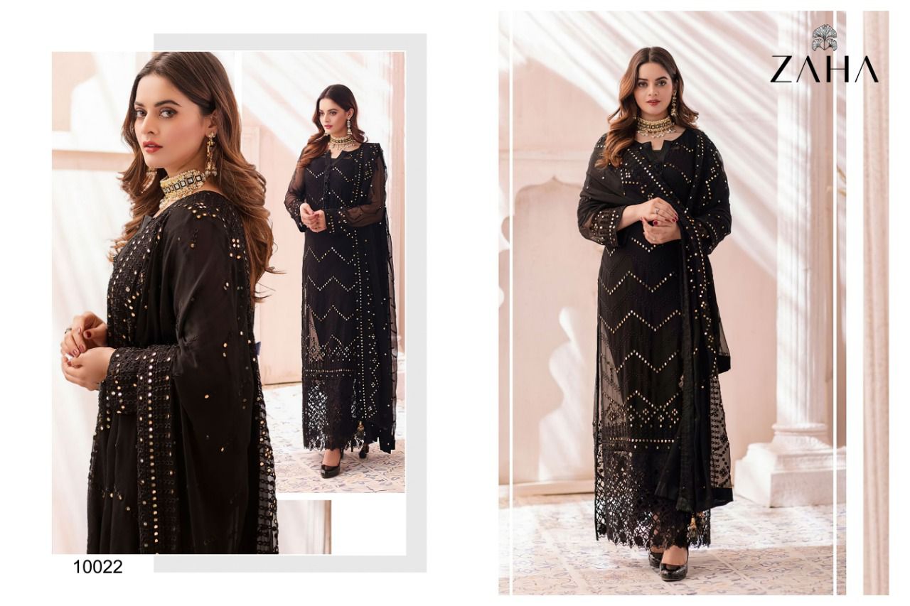 zaha soghat vol 1 georgette astonishing salwar suit catalog