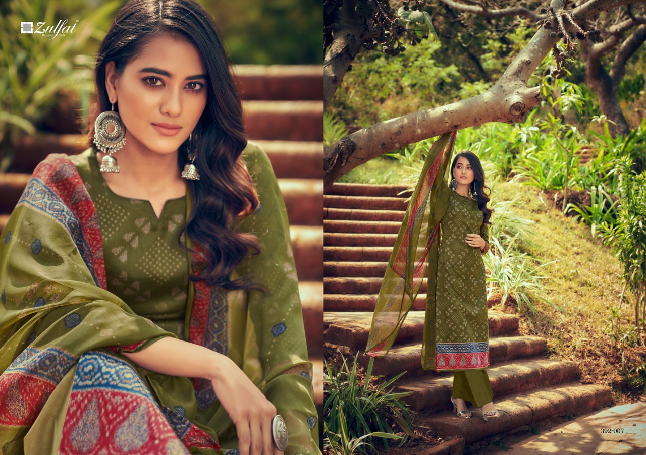 zulfat designer suit fashion era jam cotton attrective print salwar suit catalog