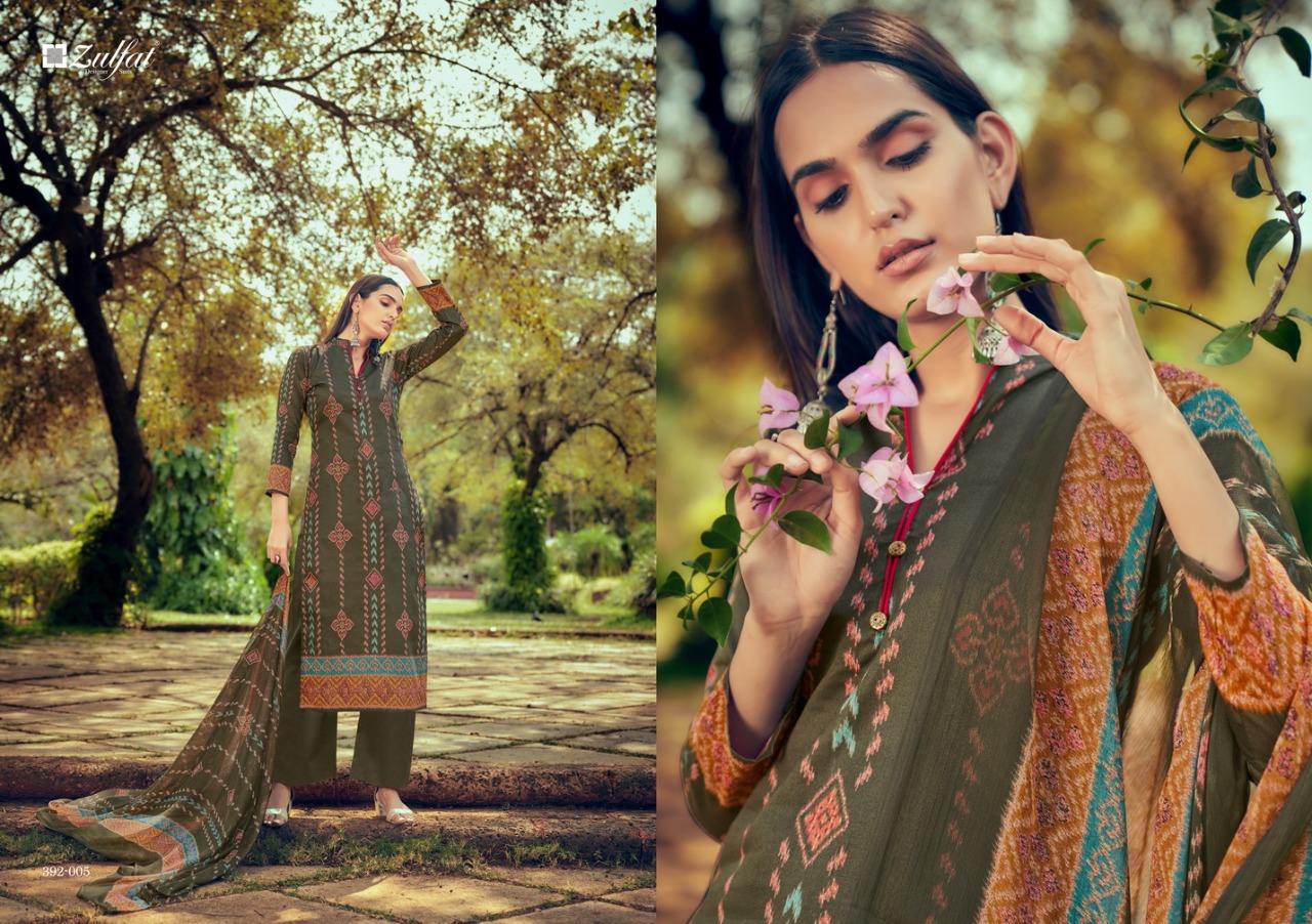 zulfat designer suit fashion era jam cotton attrective print salwar suit catalog