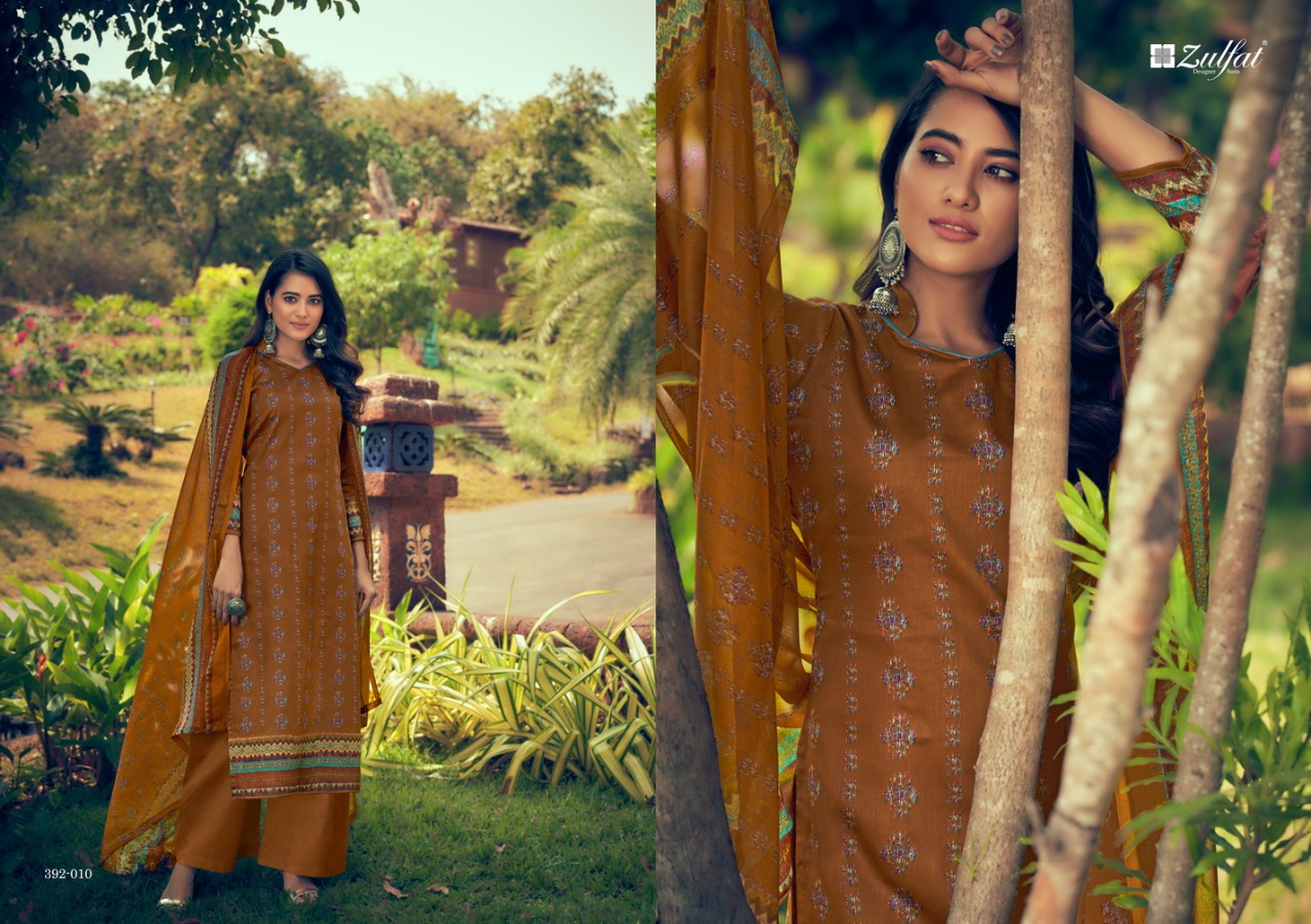 zulfat designer suit fashion era jam cotton attrective print salwar suit catalog