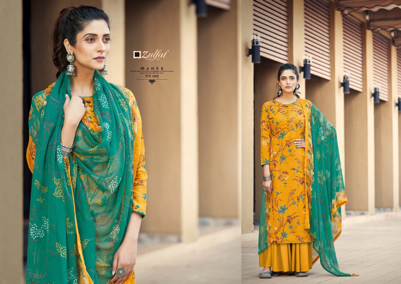 zulfat designer suit mahek rayon attrective print salwar suit catalog