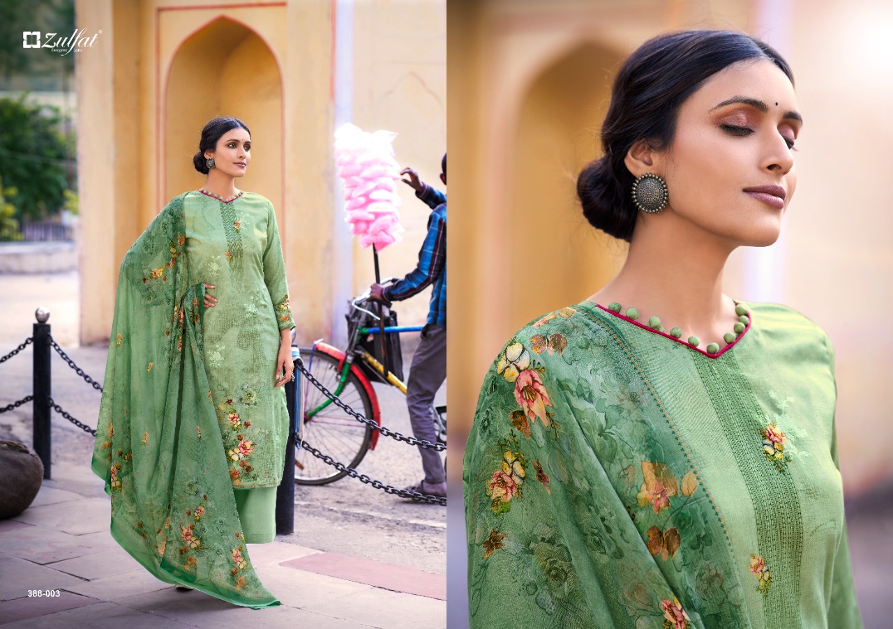 zulfat designer suit numaish jam cotton elegant salwar suit catalog