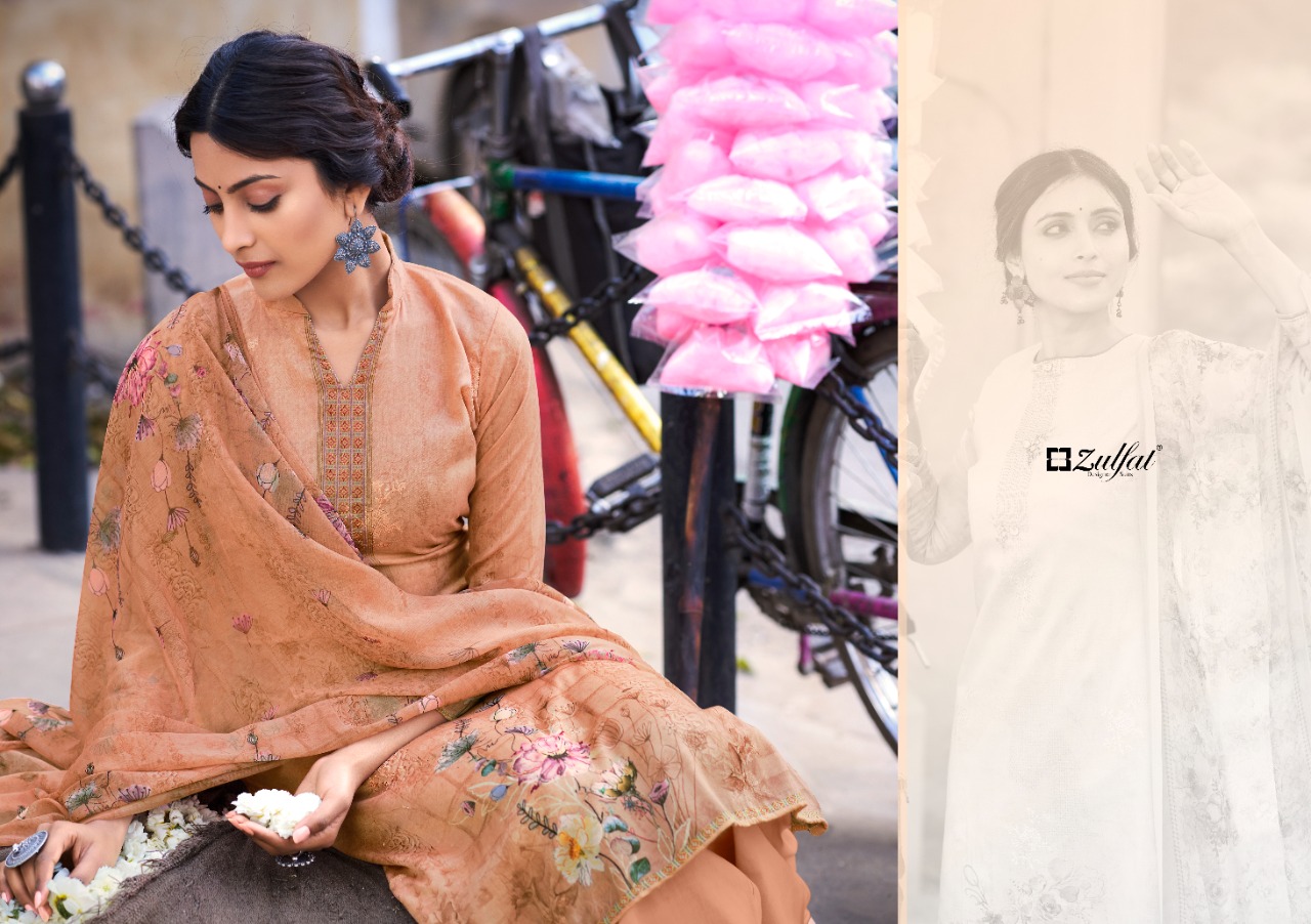 zulfat designer suit numaish jam cotton elegant salwar suit catalog