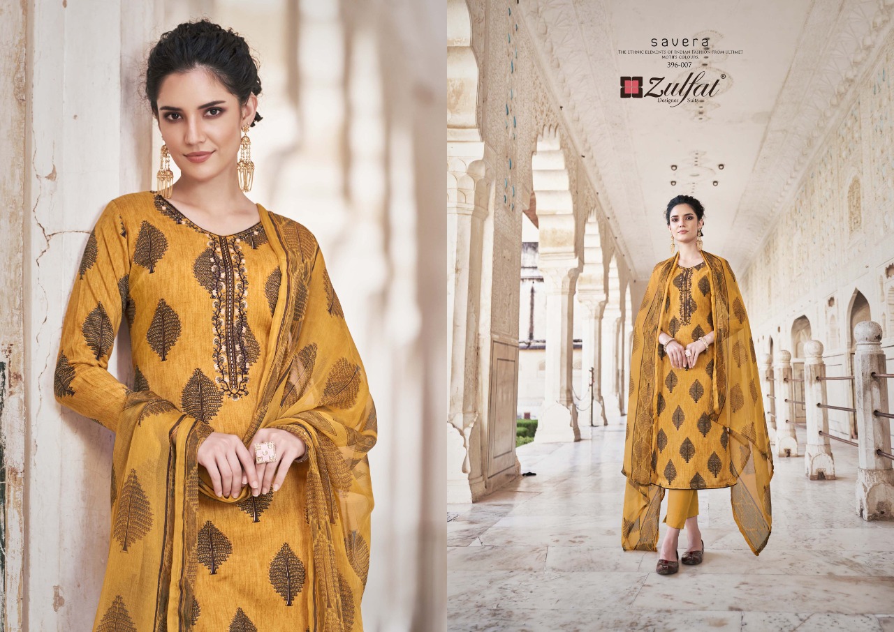 zulfat designer suit savera rayon attrective print salwar suit catalog