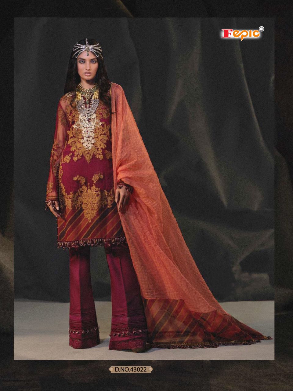 fepic rosemeen sana safinaz luxury light cotton regal look salwar suit catalog