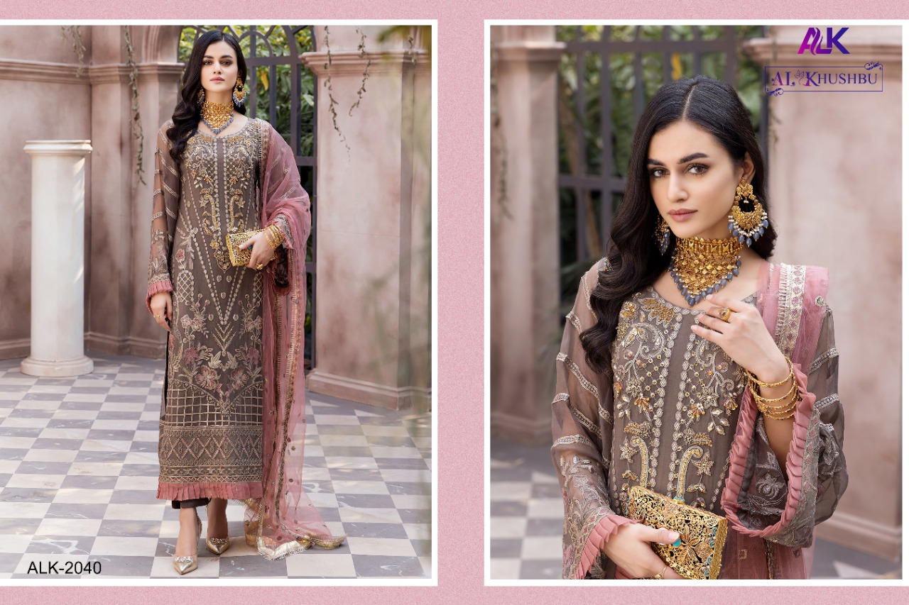 al khushbu gulzaar vol 2 georgette regal look salwar suit catalog