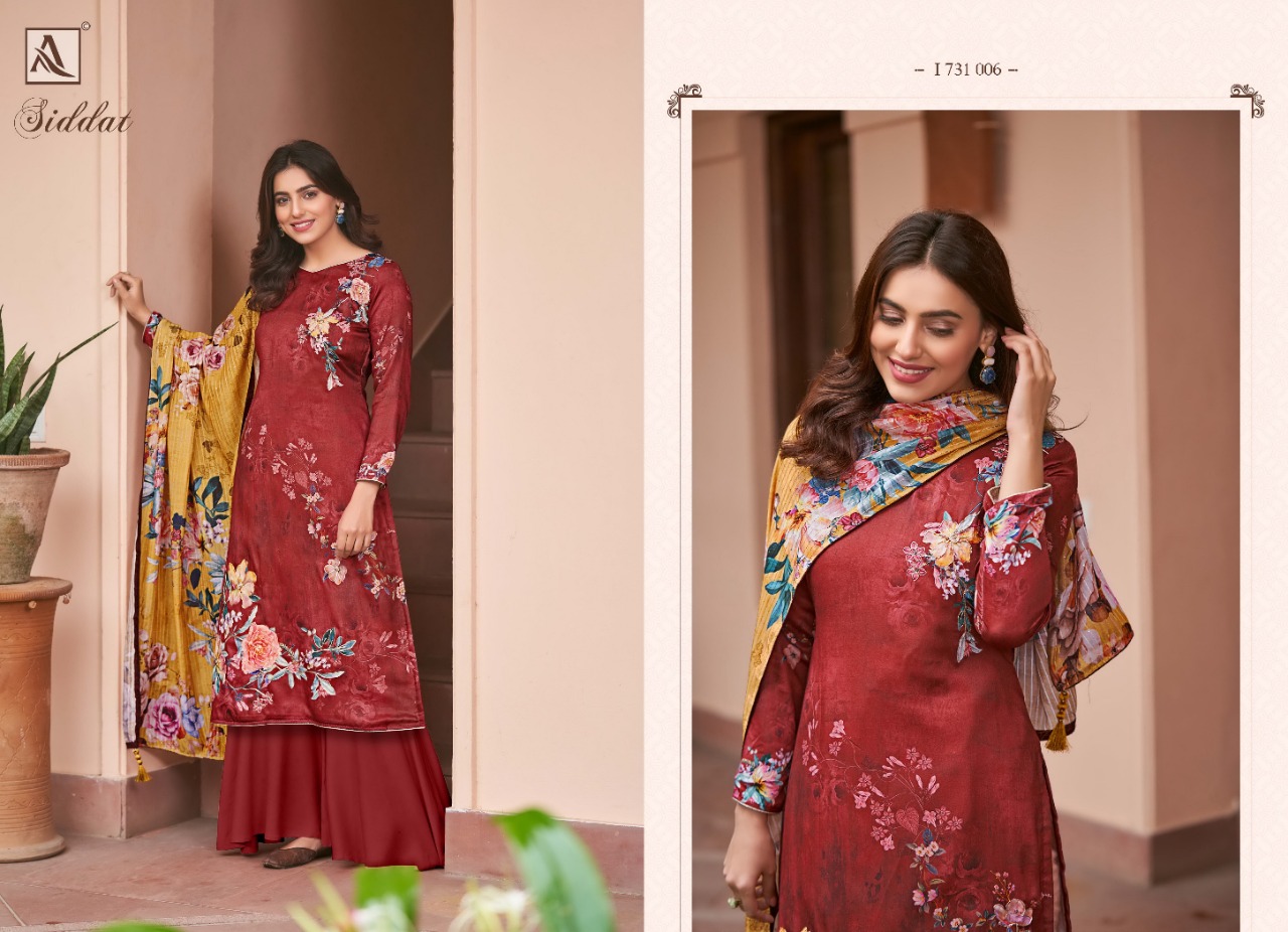 alok suit siddat jam cotton attrective print salwar suit catalog