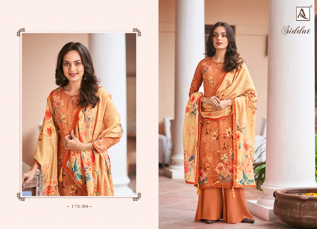 alok suit siddat jam cotton attrective print salwar suit catalog