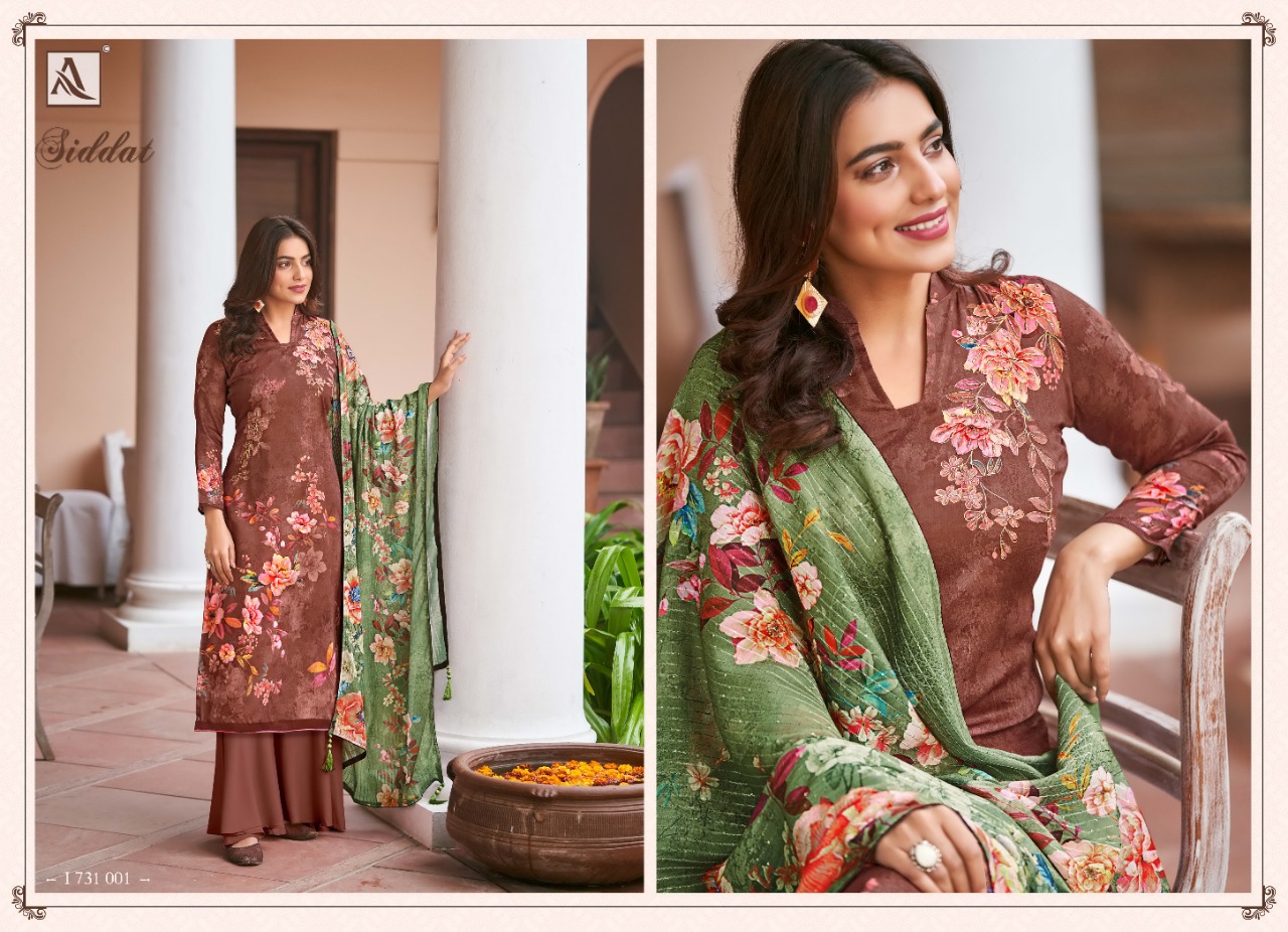 alok suit siddat jam cotton attrective print salwar suit catalog